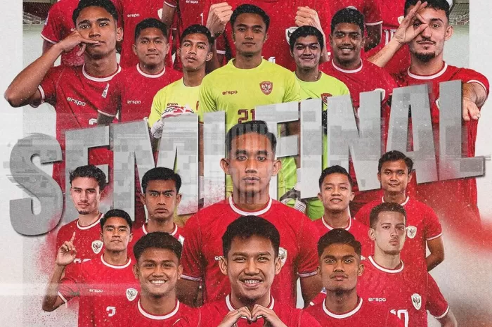 Timnas Sepak Bola Indonesia Lolos ke Semifinal Piala Asia